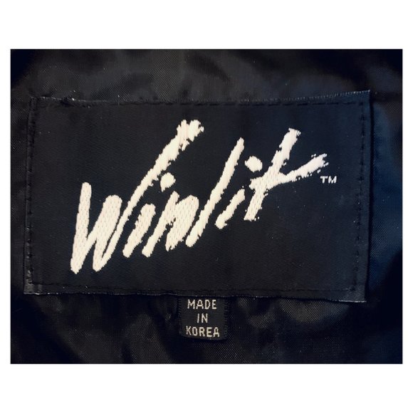 Black Leather & Suede Jacket + Skirt Set – Vintage 80’s Matching Two-Piece - Picture 5 of 14